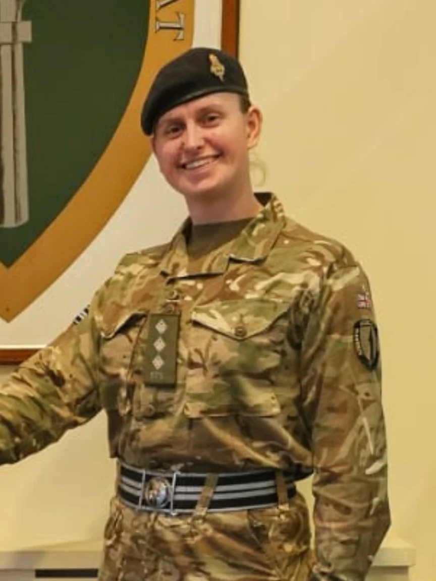 Major Lena Beardsell sharing her lived experience of dyslexia in the British Army